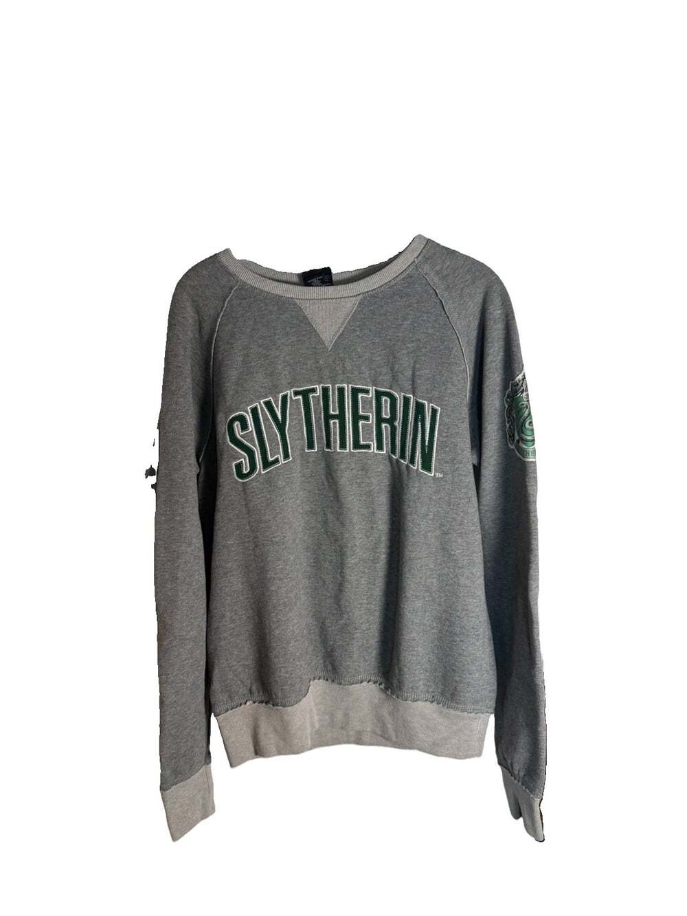 Harry Potter Slytherin Sweatshirt Crewneck Wizard World Pit2Pit40”/L25” Medium